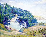 Paul Ranson Canvas Paintings - By the Sea, Brittany